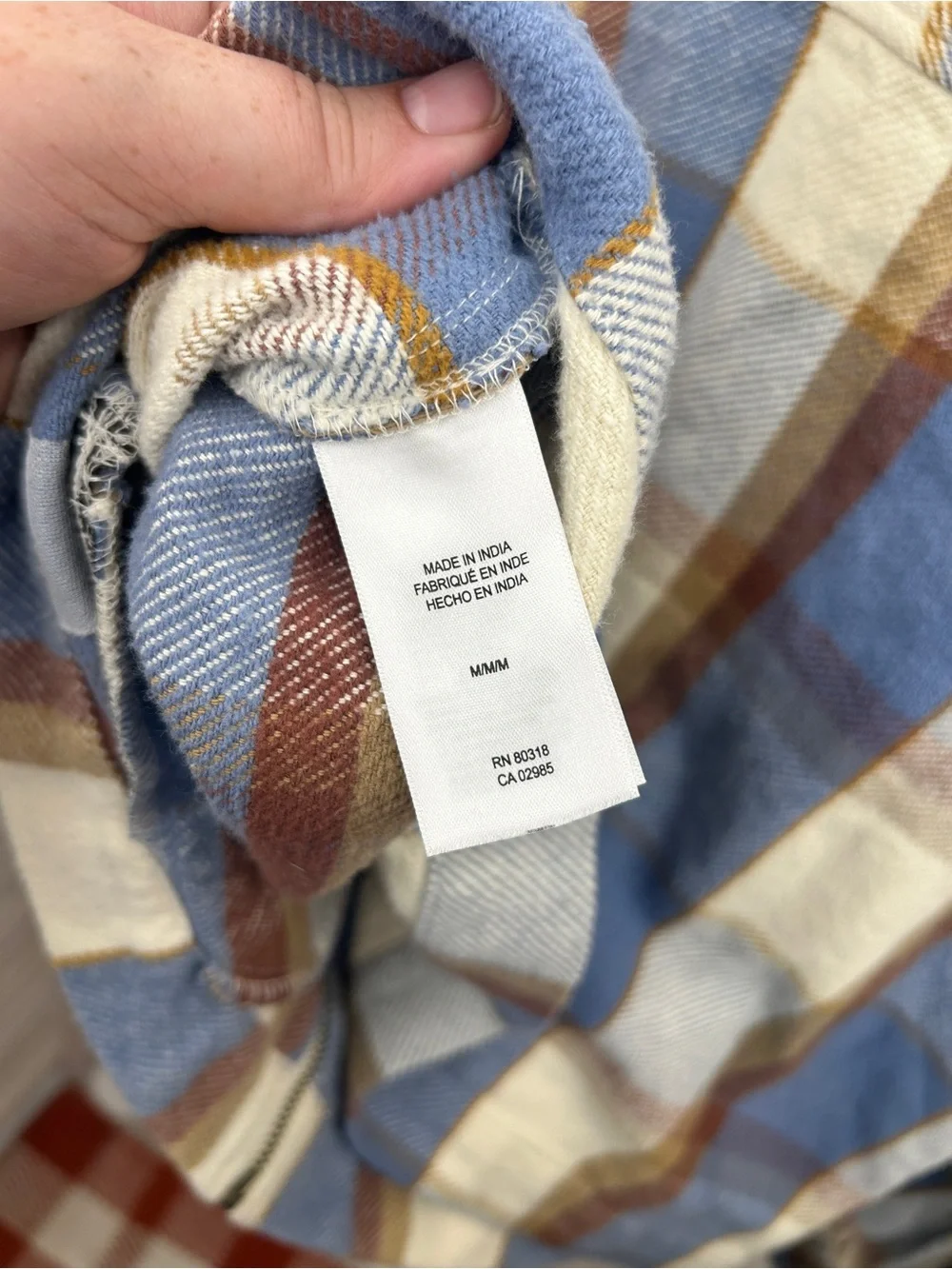 Lucky Brand Blue Plaid Sherpa Collar Zip Jacket Size Medium